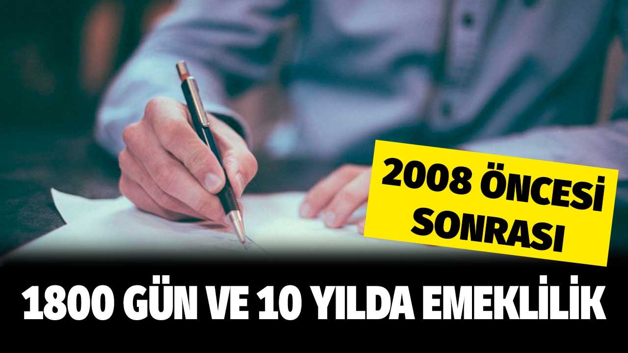 2008 Öncesi ve Sonrası Erken Emeklilik: 10 Yıl Şartıyla Düzenli Maaş