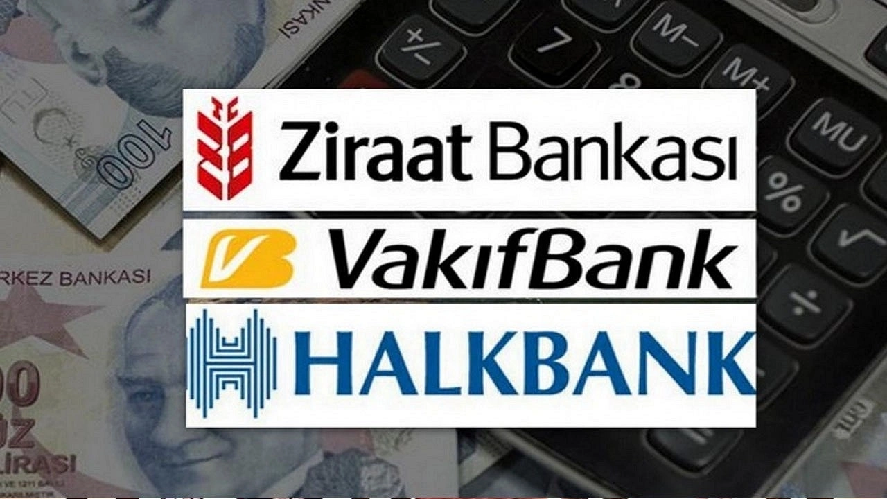 Ziraat, Halkbank, Vakıfbank 100 Bin TL Kredi